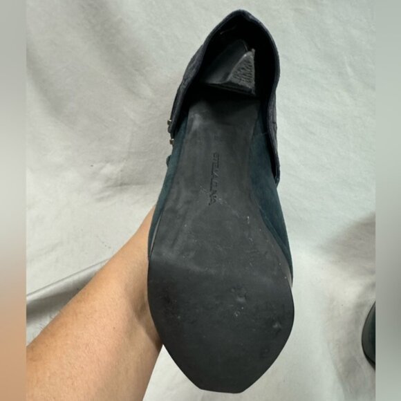 Stella Luna Blue Suede Leather Bootie. - Picture 8 of 8